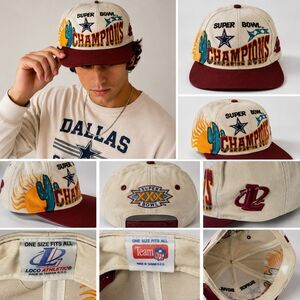 Vintage Dallas Cowboys Super Bowl XXX Champions Snapback Hat Team NFL 1996